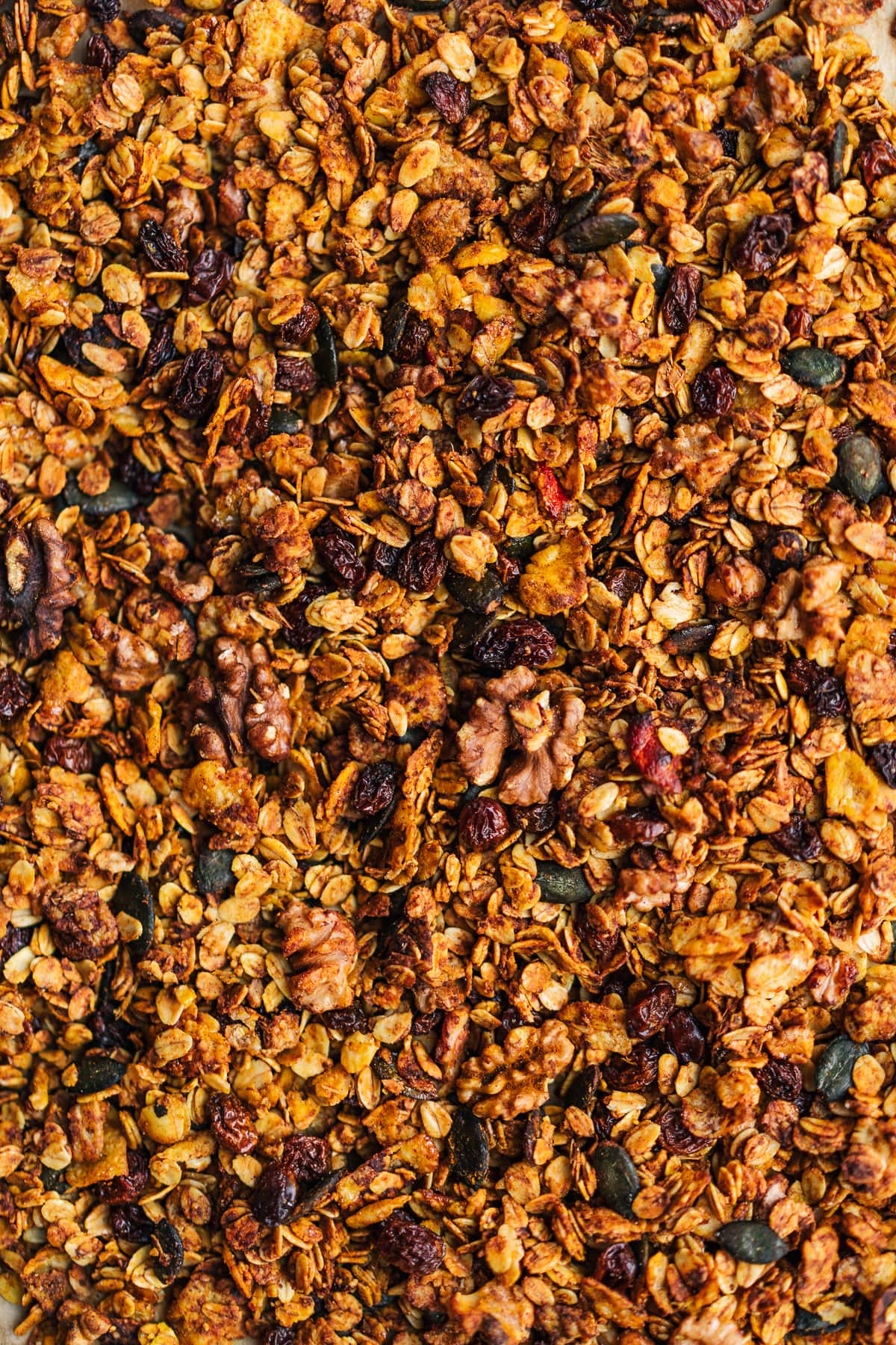 Herbstliches Knuspermüsli mit Kürbiskernen und Pumpkin Spice